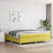 vidaXL - Bedframe - zonder - matras - 200x200 - cm - stof - groen