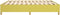 vidaXL - Bedframe - zonder - matras - 200x200 - cm - stof - groen