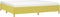vidaXL - Bedframe - zonder - matras - 200x200 - cm - stof - groen