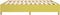vidaXL - Bedframe - zonder - matras - 200x200 - cm - stof - groen