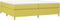 vidaXL - Bedframe - zonder - matras - 200x200 - cm - stof - groen