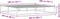 vidaXL - Bedframe - zonder - matras - 200x200 - cm - wit