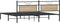 vidaXL - Bedframe - zonder - matras - 200x200cm - spaanplaat - sonoma - eikenkleurig