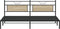 vidaXL - Bedframe - zonder - matras - 200x200cm - spaanplaat - sonoma - eikenkleurig