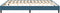vidaXL - Bedframe - zonder - matras - 200x220 - cm - fluweel - donkerblauw
