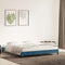 vidaXL - Bedframe - zonder - matras - 200x220 - cm - fluweel - donkerblauw