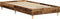 vidaXL - Bedframe - zonder - matras - 75x190 - cm - bewerkt - hout - oud - hout