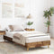 vidaXL - Bedframe - zonder - matras - 75x190 - cm - bewerkt - hout - oud - hout