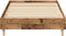 vidaXL - Bedframe - zonder - matras - 75x190 - cm - bewerkt - hout - oud - hout