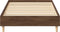 vidaXL - Bedframe - zonder - matras - 75x190 - cm - spaanplaat - bruin - eikenkleurig