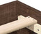 vidaXL - Bedframe - zonder - matras - 75x190 - cm - spaanplaat - bruin - eikenkleurig