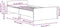 vidaXL - Bedframe - zonder - matras - 75x190 - cm - spaanplaat - oud - hout