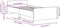 vidaXL - Bedframe - zonder - matras - 75x190 - cm - spaanplaat - ambachtelijk