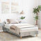 vidaXL - Bedframe - zonder - matras - 75x190 - cm - spaanplaat - betongrijs
