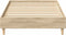 vidaXL - Bedframe - zonder - matras - 75x190 - cm - spaanplaat - sonoma - eikenkleurig
