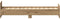 vidaXL - Bedframe - zonder - matras - 75x190 - cm - spaanplaat - ambachtelijk