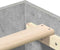 vidaXL - Bedframe - zonder - matras - 75x190 - cm - spaanplaat - betongrijs