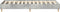 vidaXL - Bedframe - zonder - matras - 75x190 - cm - spaanplaat - betongrijs