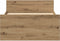 vidaXL - Bedframe - zonder - matras - 75x190 - cm - spaanplaat - ambachtelijk