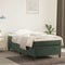 vidaXL - Bedframe - zonder - matras - 80x200 - cm - fluweel - donkergroen