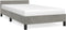 vidaXL - Bedframe - zonder - matras - 80x200 - cm - fluweel - lichtgrijs