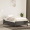 vidaXL - Bedframe - zonder - matras - 80x200 - cm - fluweel - donkergrijs