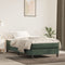 vidaXL - Bedframe - zonder - matras - 80x200 - cm - fluweel - donkergroen