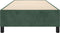 vidaXL - Bedframe - zonder - matras - 80x200 - cm - fluweel - donkergroen
