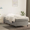 vidaXL - Bedframe - zonder - matras - 80x200 - cm - fluweel - lichtgrijs