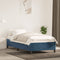 vidaXL - Bedframe - zonder - matras - 80x200 - cm - fluweel - donkerblauw