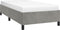 vidaXL - Bedframe - zonder - matras - 80x200 - cm - fluweel - lichtgrijs