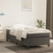 vidaXL - Bedframe - zonder - matras - 80x200 - cm - fluweel - donkergrijs