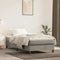 vidaXL - Bedframe - zonder - matras - 80x200 - cm - fluweel - lichtgrijs