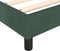 vidaXL - Bedframe - zonder - matras - 80x200 - cm - fluweel - donkergroen