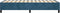 vidaXL - Bedframe - zonder - matras - 80x200 - cm - fluweel - donkerblauw
