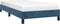 vidaXL - Bedframe - zonder - matras - 80x200 - cm - fluweel - donkerblauw
