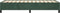 vidaXL - Bedframe - zonder - matras - 80x200 - cm - fluweel - donkergroen