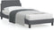 vidaXL - Bedframe - zonder - matras - 80x200 - cm - fluweel - donkergrijs