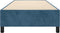 vidaXL - Bedframe - zonder - matras - 80x200 - cm - fluweel - donkerblauw