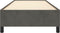vidaXL - Bedframe - zonder - matras - 80x200 - cm - fluweel - donkergrijs