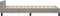vidaXL - Bedframe - zonder - matras - 80x200 - cm - fluweel - lichtgrijs