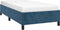 vidaXL - Bedframe - zonder - matras - 80x200 - cm - fluweel - donkerblauw