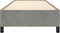 vidaXL - Bedframe - zonder - matras - 80x200 - cm - fluweel - lichtgrijs