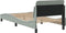 vidaXL - Bedframe - zonder - matras - 80x200 - cm - fluweel - lichtgrijs