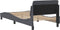 vidaXL - Bedframe - zonder - matras - 80x200 - cm - fluweel - donkergrijs