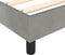 vidaXL - Bedframe - zonder - matras - 80x200 - cm - fluweel - lichtgrijs
