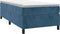 vidaXL - Bedframe - zonder - matras - 80x200 - cm - fluweel - donkerblauw