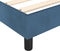 vidaXL - Bedframe - zonder - matras - 80x200 - cm - fluweel - donkerblauw