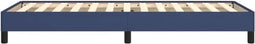 vidaXL - Bedframe - zonder - matras - 80x200 - cm - stof - blauw