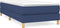 vidaXL - Bedframe - zonder - matras - 80x200 - cm - stof - blauw